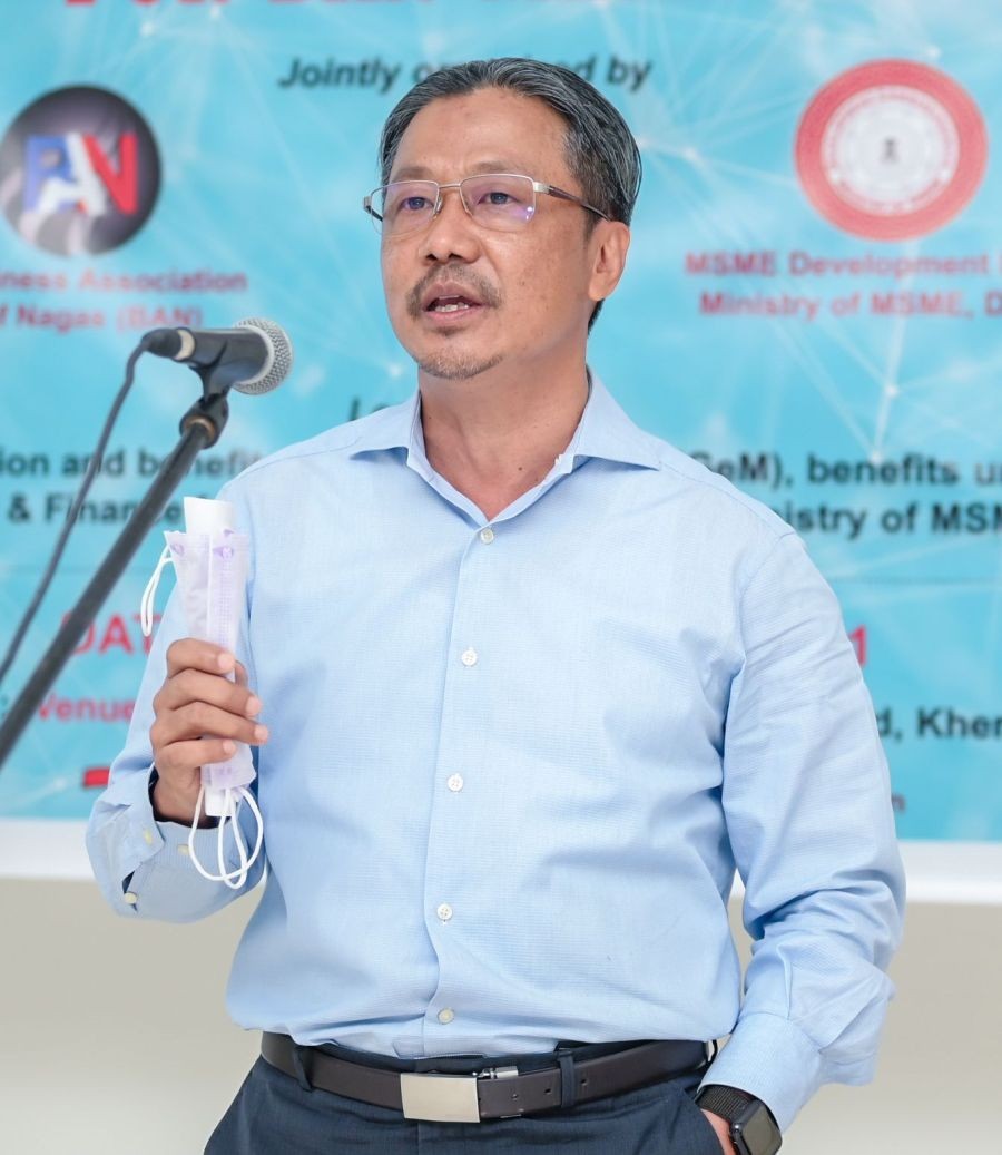 L Mongkum Jamir, President Business Association of Nagas.